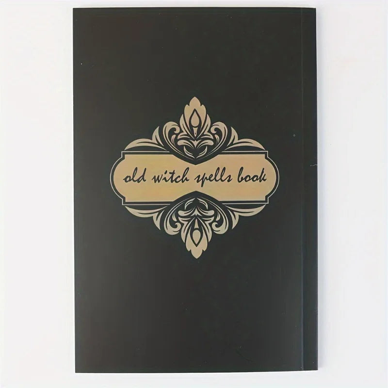 Old Witch Spells Book - Essential Tool for Witches & Wizard Beginners,  Perfect for Birthdays, Easter, Christmas, Halloween Gift