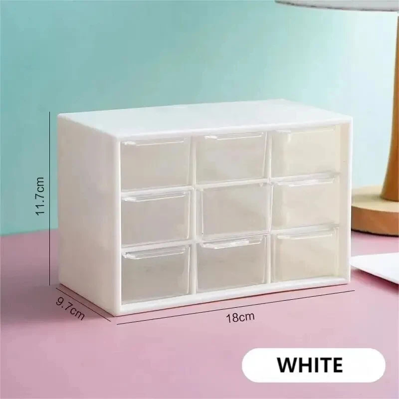 Simple High-Color Desktop Organizer Drawer Type Desktop Small Objects All-In-One Storage Cosmetic Tools Divider Shelf